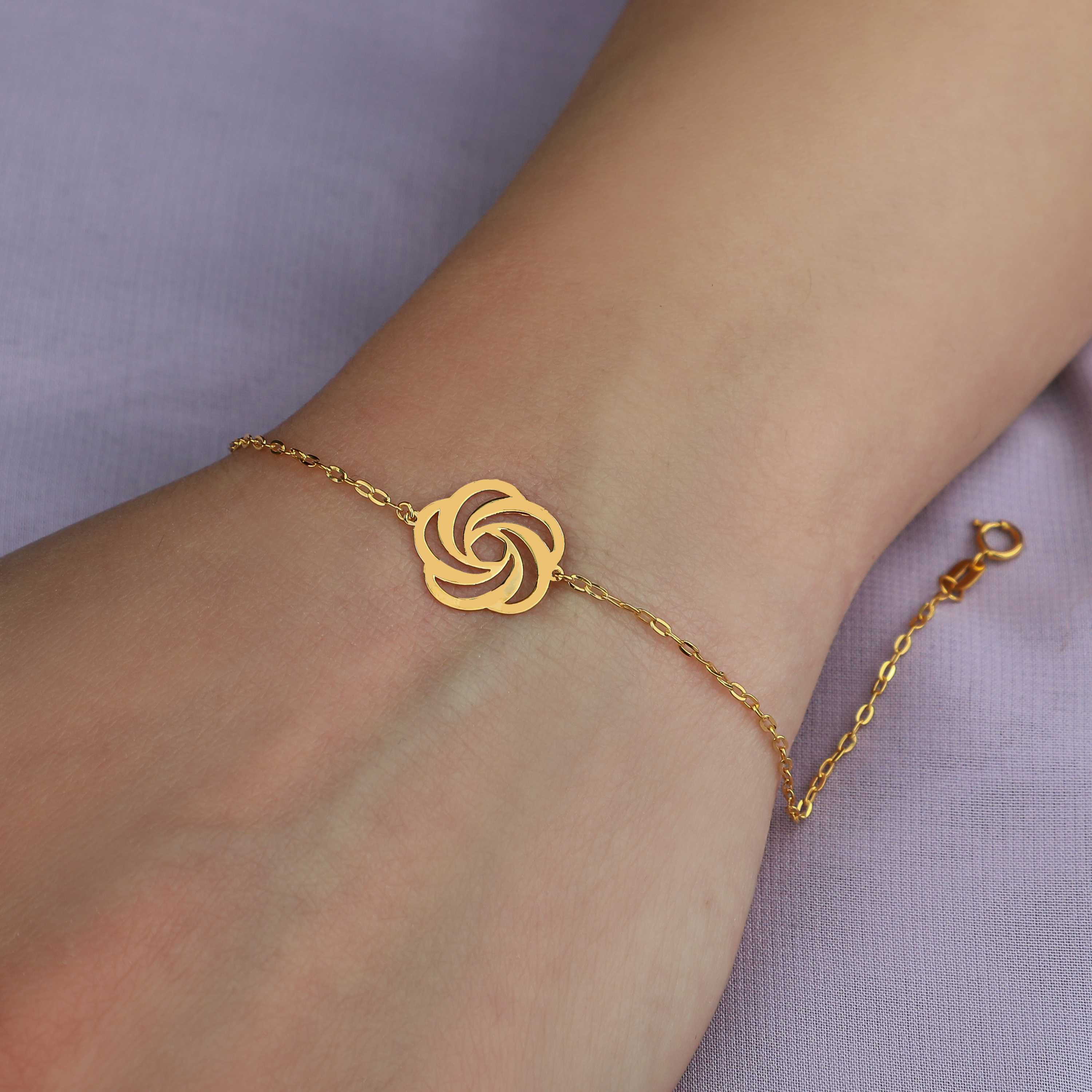 21 karat gold bracelet, Turkish made - (H-0788)